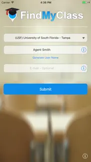 find my class - campus maps iphone screenshot 1