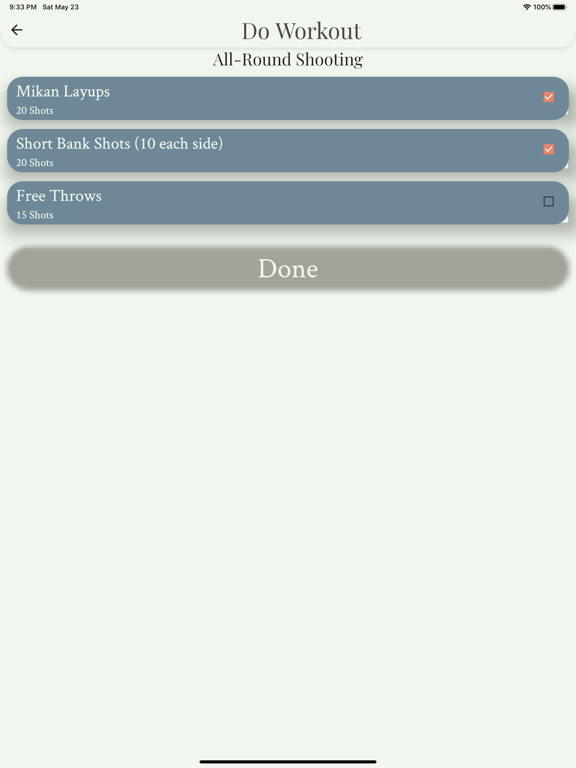 Hoops Tracker iPad screenshot 2 - Sports app