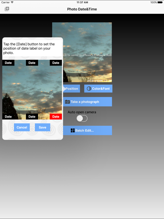 Screenshot #5 pour Photo Date&Time