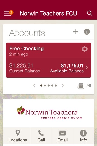 Norwin Teachers FCU Mobile screenshot 2