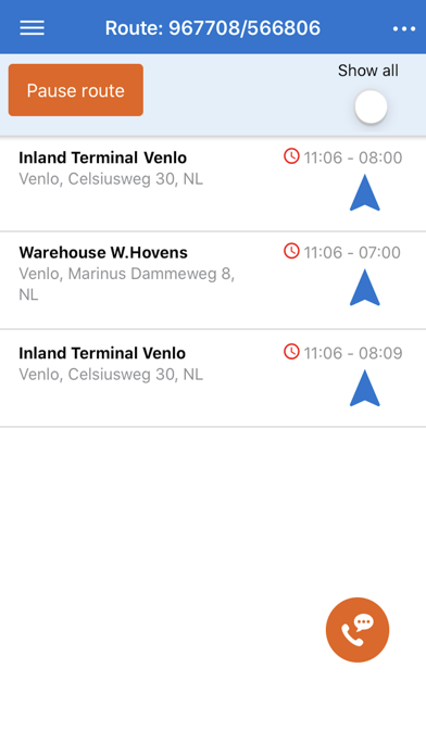 EGS Trucking app screenshot
