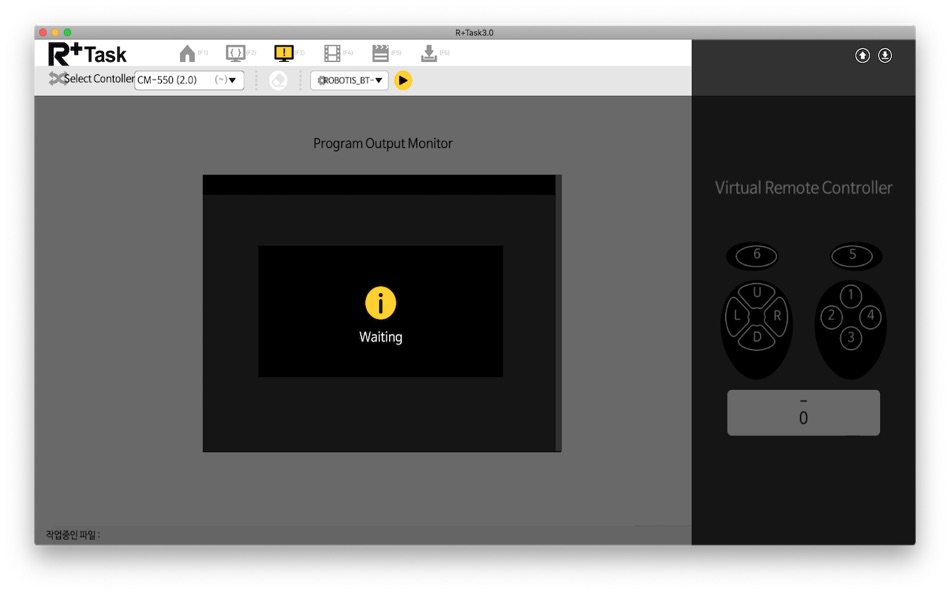 #3. R+Task3.0 (macOS) 由: ROBOTIS CO., LTD.