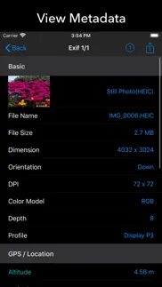 exif tool - metadata tool iphone screenshot 1