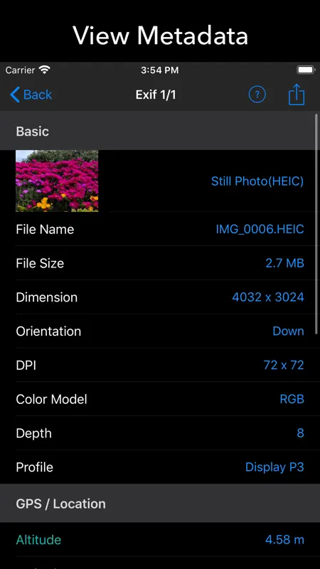 EXIF Tool - Metadata Tool screenshot 1 of 8