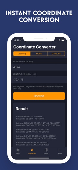 GPS Coordinates Converter Appのおすすめ画像3