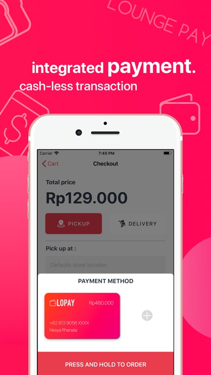 Lounge - Food Pickup Service screenshot-3