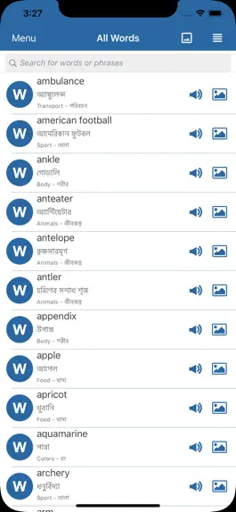 Game screenshot English Picture Dictionary Pro mod apk