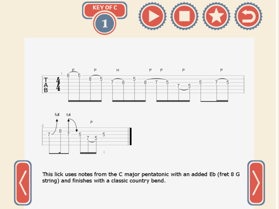 Screenshot #5 pour 65 Country Guitar Licks