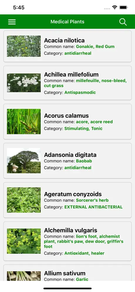 Medicinal plants of the world