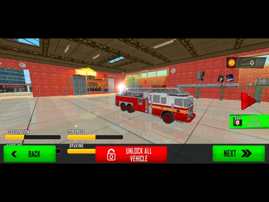 Screenshot #5 pour Feu un camion conduite simulat