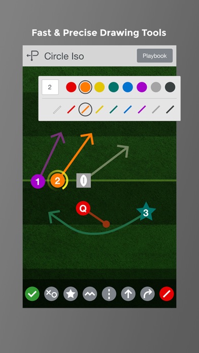 Screenshot #1 pour Flag Football Playmaker HD