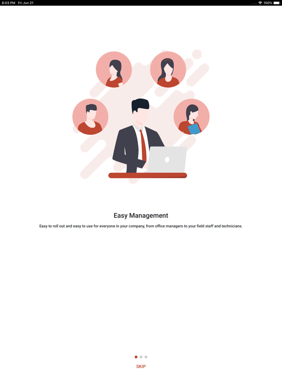 RestoreUnited iPad screenshot 1 - Business app