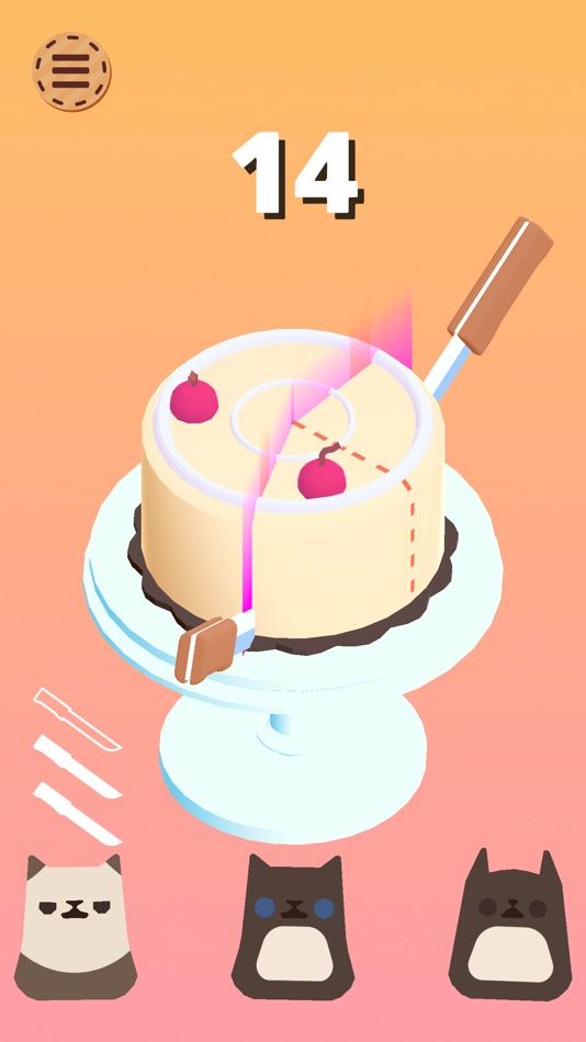 #3. Purrfect Slice (iOS) By: 5minlab Co., Ltd.