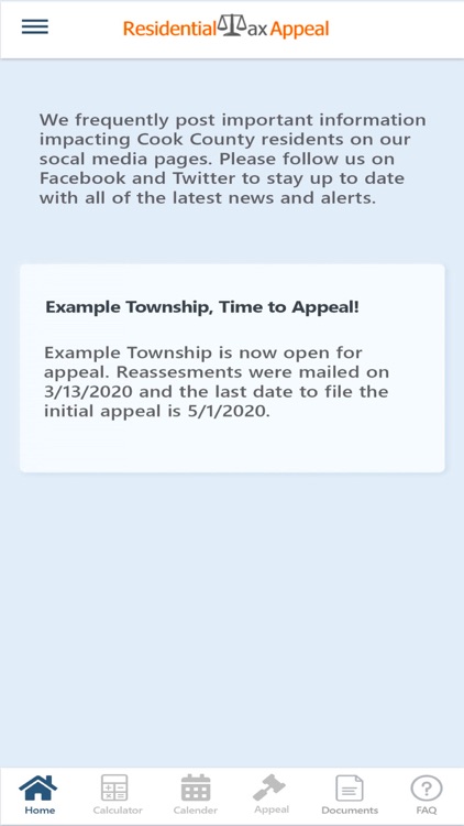 Residential Tax Appeal