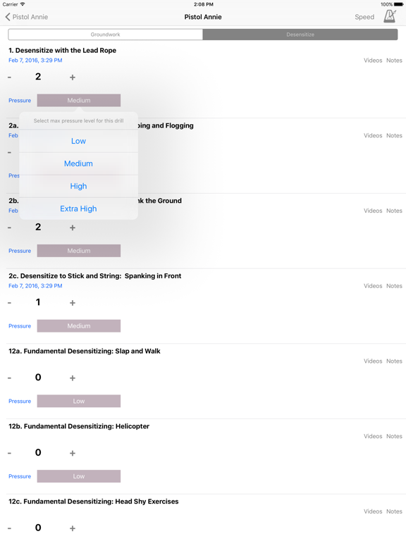 Screenshot #6 pour Nickers Horse Training Logbook