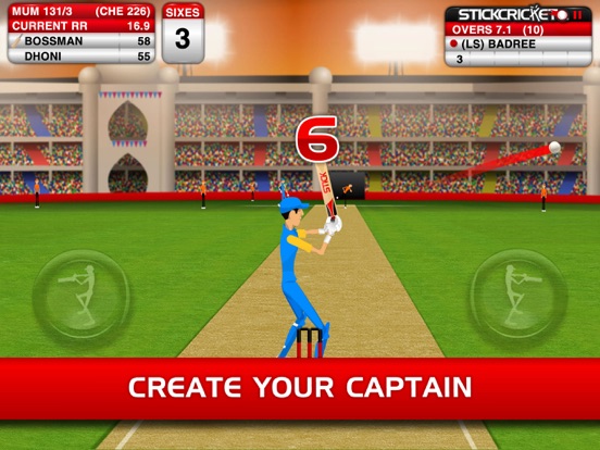 Stick Cricket Premier League iPad app afbeelding 1