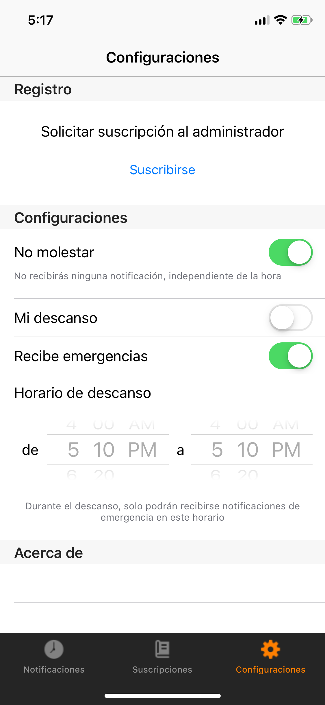 Notification Center