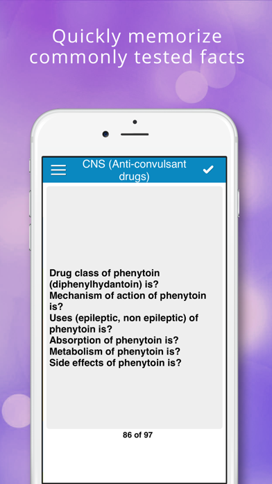 Screenshot #3 pour ADAT Pharmacology Cram Cards