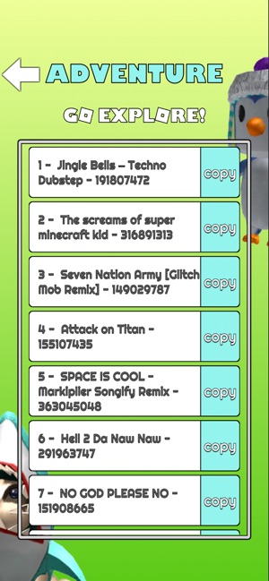Music Codes For Roblox Robux On The App Store - roblox codes for music list dubstep