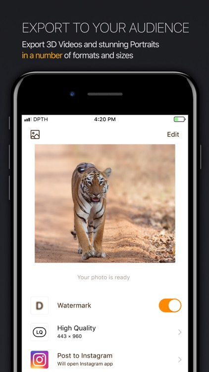 DPTH: AI 3d-photo editor screenshot-3