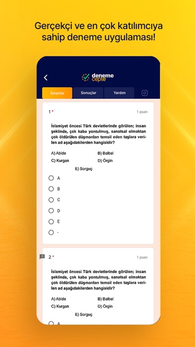 Deneme Cepte Screenshot