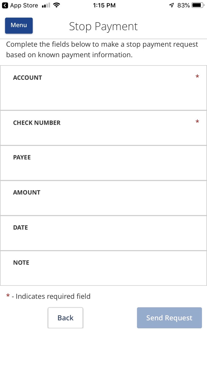 iPhone screenshot