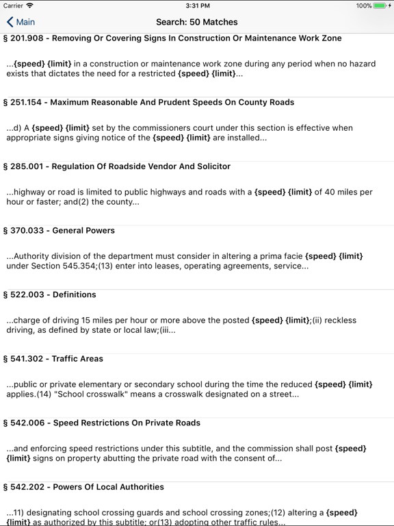 Screenshot #5 pour TX Transportation Code 2024