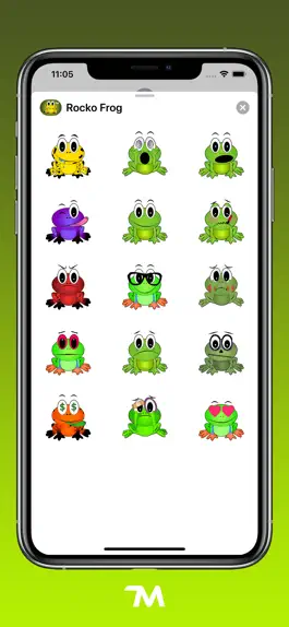 Game screenshot Rocko Frog Stickers apk