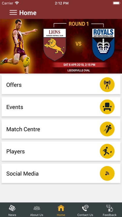 The Subiaco Football Club App