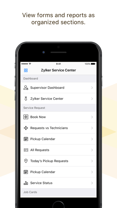 Screenshot #1 pour Customer Portal - Zoho Creator