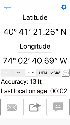 My GPS Coordinates screenshot 3