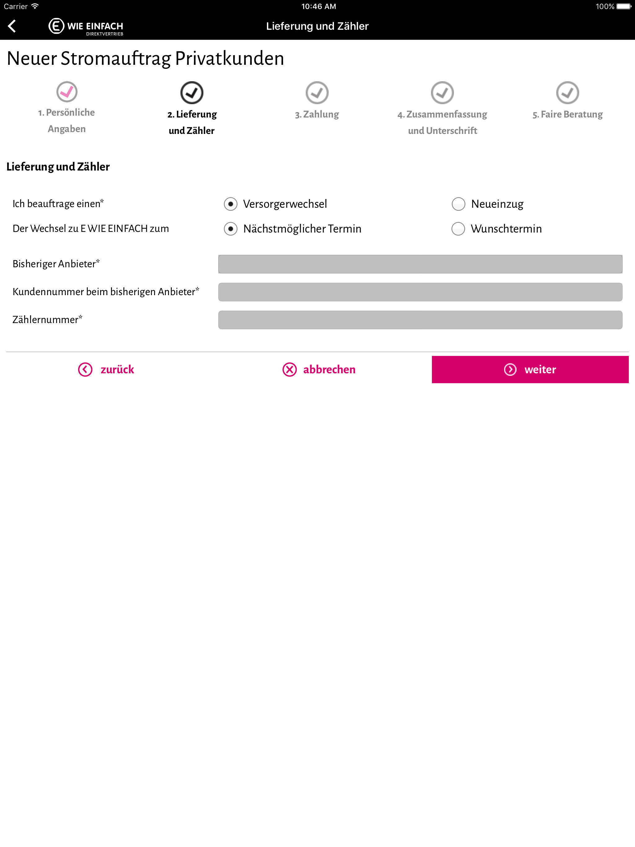 E WIE EINFACH Aufträge screenshot 3