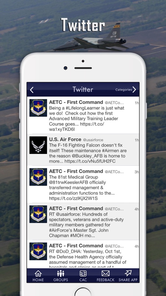 #3. Columbus Air Force Base (iOS) 由: 14th Flying Training Wing