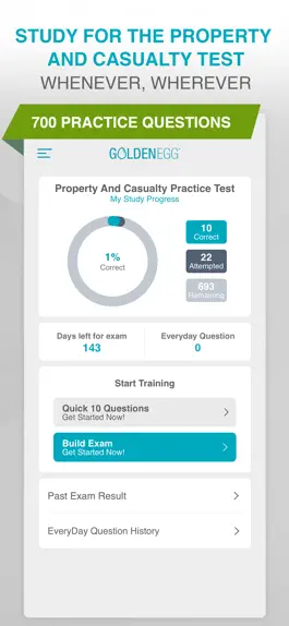 Game screenshot Property And Casualty Test mod apk
