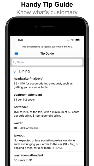 Tip Calculator +++ iPhone screenshot 4 - Utilities app