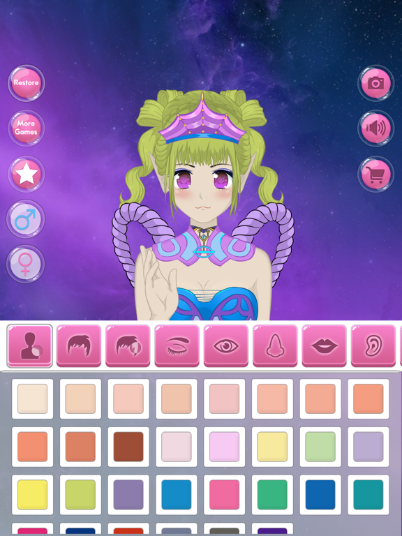 Anime Avatar - Face Maker iPad screenshot