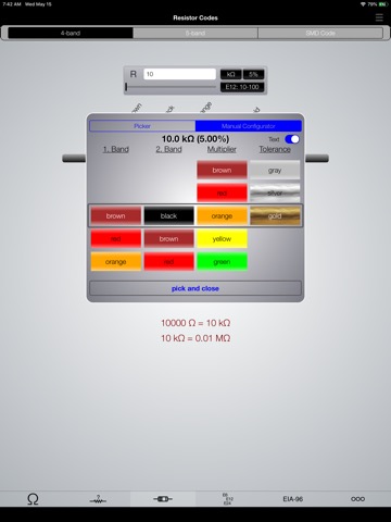 Resistor ToolKit, Color Codesのおすすめ画像4