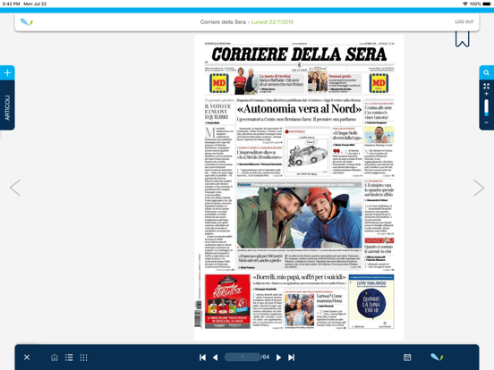 VoloEasyReader iPad screenshot