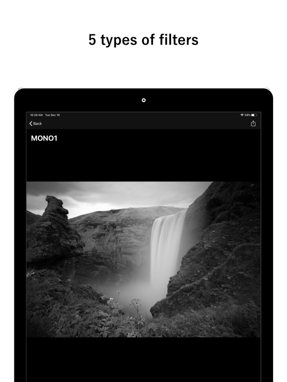Screenshot #5 pour Mono Cam - B&W photo App