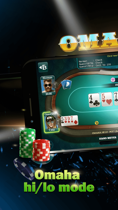 Poker Live Omaha & Texas Screenshot