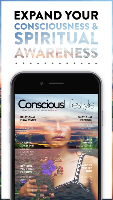 Conscious Lifestyle Magazine Screenshot