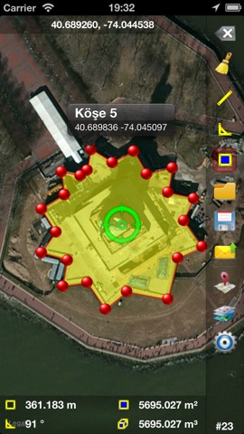 GPS Alan Ölçümü Liteのおすすめ画像2