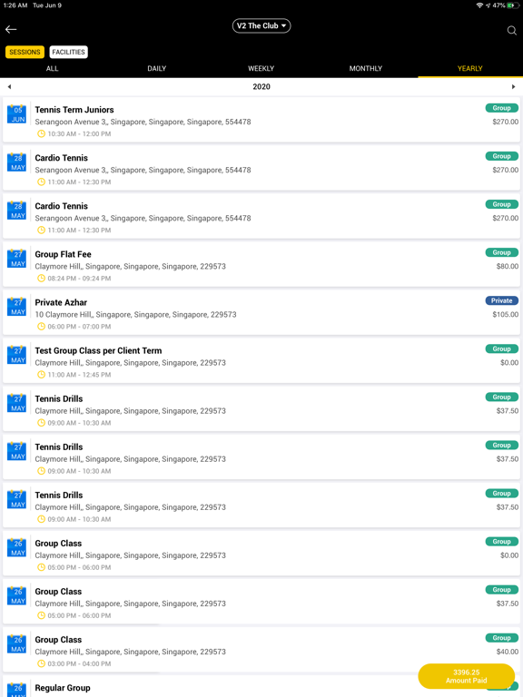 JogaApp: Schedule Management iPad screenshot 4 - Health & Fitness app