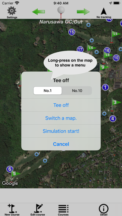 Golf Shot Navi Screenshot