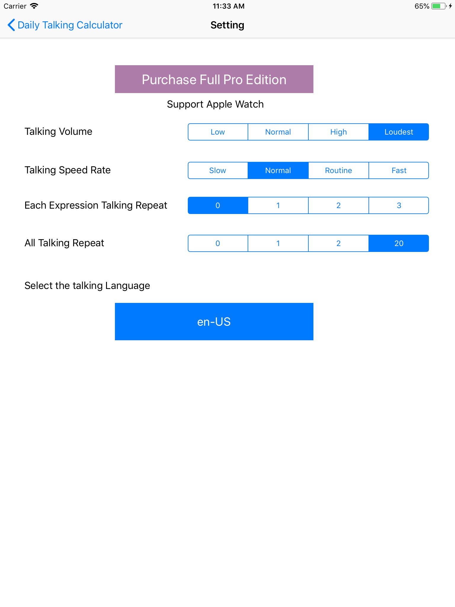 Daily Talking Calculator screenshot 4