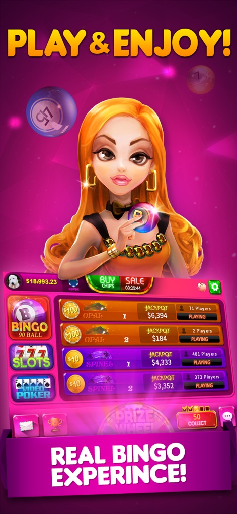 Bingo 90 Live : Vegas Slots - bingo-90-live-vegas-slots-lobby