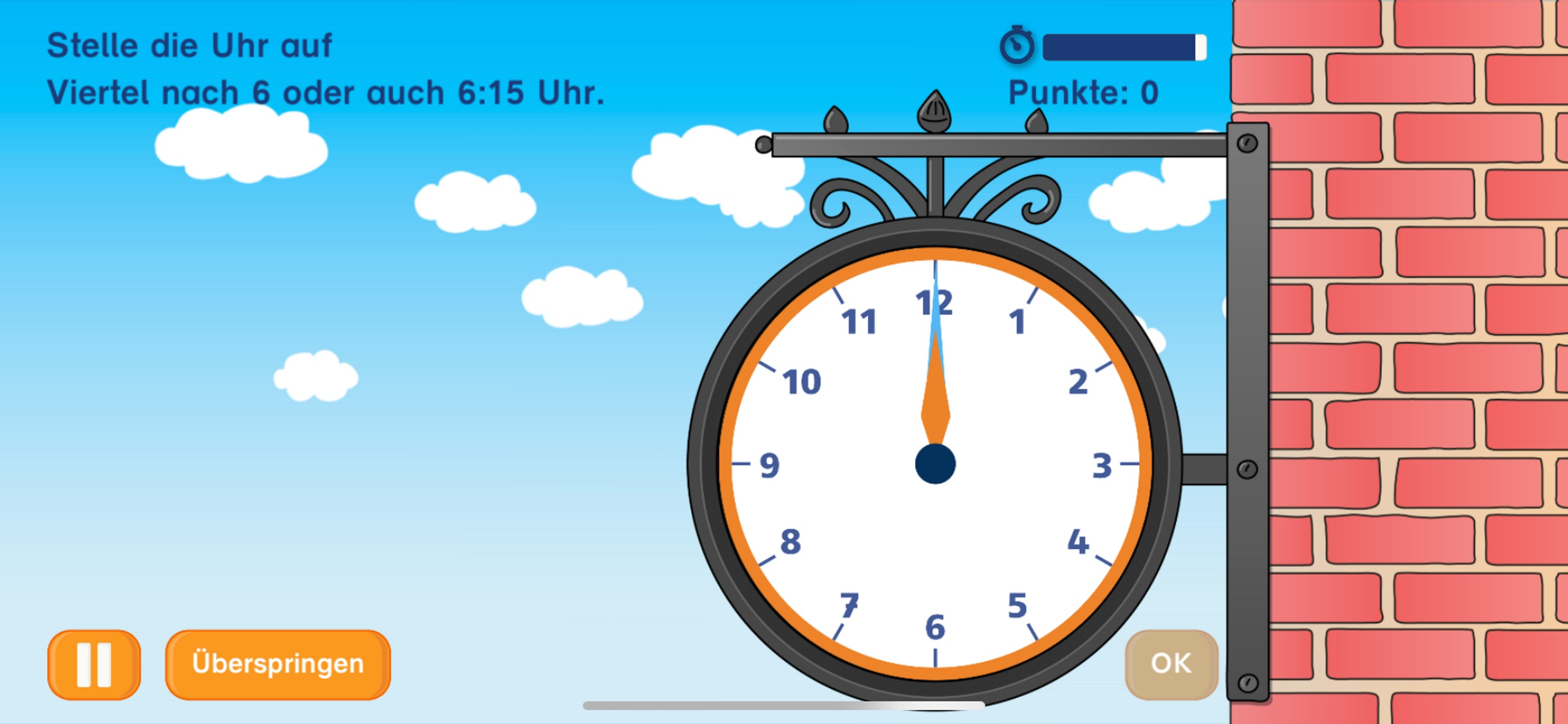 Uhrzeiten trainieren