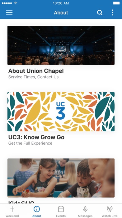Union Chapel Ministries Screenshot