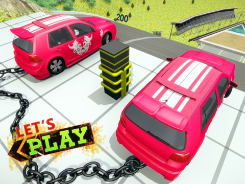 Chained Car Crash Beam Drivingのおすすめ画像1