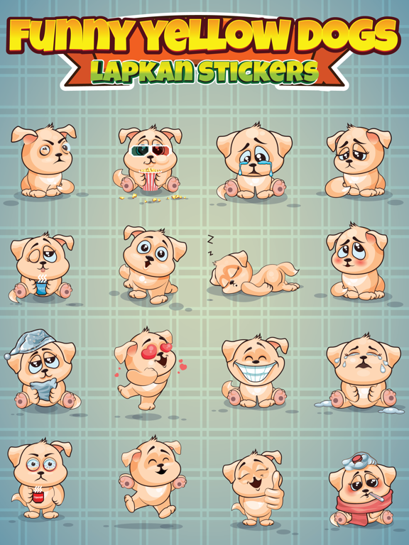 Screenshot #4 pour Sticker me: Funny Yellow Dog